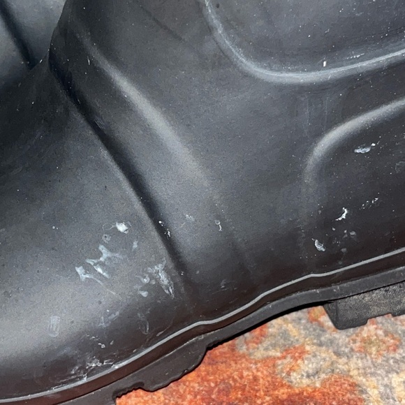 Hunter Women’s Black Short Rain Boots Size 7 - Picture 2 of 15